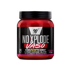 BSN 노익스플로드 노익스 부스터 VASO 프리위크아웃 파우더 48서빙 24서빙, 24 서빙 수박 스매시, 1개, 504g 상세 이미지