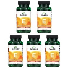 스완슨 비타민 E 천연 원료 134.2mg (200 IU) 소프트젤, 5개, 250정 상세 이미지