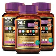 고헬씨(Go Healthy) 고헬씨 키즈 DHA 브레인 아이큐 60 캡슐 X 3개, 180캡슐, 1세트, 60정 이미지