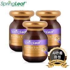 스프링리프 아이맥스 빌베리 루테인 지아잔틴 10000mg 5 in 1 60캡슐, 3개, 60정 상세 이미지
