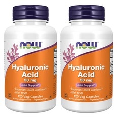 Now foods 히알루론산 50mg 베지 캡슐, 120정, 2개 상세 이미지