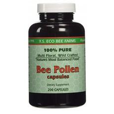 Y.S. Eco Bee Farms 비폴렌 200정 화분 100% Pure Pollen 1 000mg- 200 Capsules, 1세트 이미지