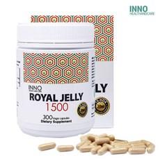 이노헬스앤케어 뉴질랜드 로얄제리 1500mg 300베지캡슐 - 주문 후 10일 이내 수령예정(공휴일제외), 1개, 300정, 300정