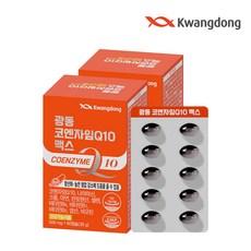 광동 코엔자임Q10 맥스 2개월분 코큐텐, 2박스, 60정 상품 이미지