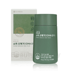 생활정원 슈퍼 오메가3 DHA 플러스 42g (750mg x 56캡슐), 1개, 56정 이미지