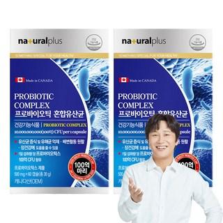 내츄럴플러스 프로바이오틱 혼합유산균, 60정, 2개 상품 이미지