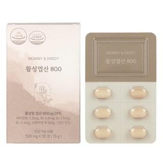 마미앤대디 활성엽산 800, 30정 상품 이미지