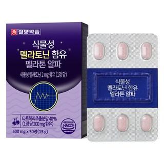 일양약품 식물성 멜라토닌 함유 멜라톤 알파 15g, 30정, 3개 상품 이미지