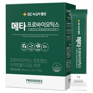GC녹십자웰빙 프로비던스 메타프로바이오틱스, 30회분, 120g, 4개 상세 이미지