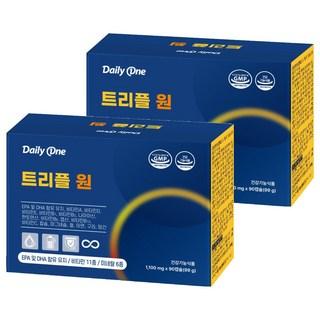 데일리원 트리플 원 미네랄 멀티 비타민 종합 영양제 99g, 90정, 1개