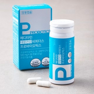 메디타민 대장건강 비피더스 프로바이오틱스 15g, 30정, 1개 상세 이미지
