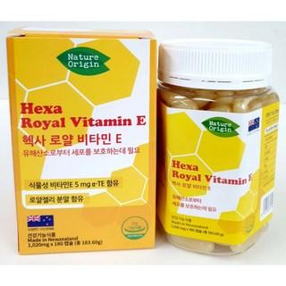 뉴질랜드 헥사 로얄 비타민E 180캡슐 (6개월분), 180정, 1개 상품 이미지