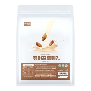 프로틴스토리 맛있는 단백질 퓨어프로틴7 3kg 아몬드, 3kg, 1개 상세 이미지