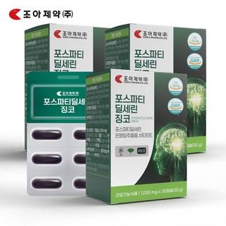 조아제약 포스파티딜세린 징코 1000mg, 30정, 1개 상품 이미지