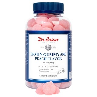 닥터브라이언 비오틴 구미 5000 피치 플레이버, 100정, 1개 상세 이미지
