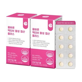 올바른 액티브 활성 엽산 플러스, 60정 상세 이미지