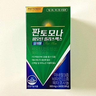 판토모나 비오틴 플러스 맥스 남성용, 180정, 1개 상세 이미지