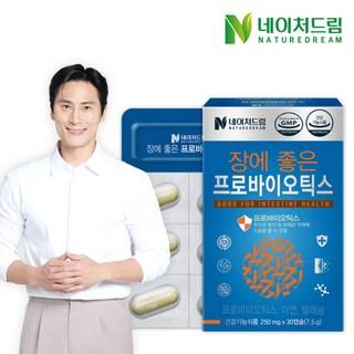 네이처드림 프로바이오틱스 250mg 30캡슐, 30정, 1박스 상품 이미지