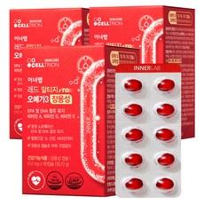 이너랩 레드 알티지 오메가3 장용성, 60정, 3개 이미지