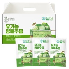 유기농마루 양배추즙 30팩, 3L, 1박스 상세 이미지