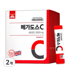 고려은단 메가도스C 비타민C 3000mg 60포, 180g, 2개 상품 이미지