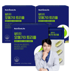 뉴트리원 알티지 오메가3 트리플, 60정, 3개 이미지