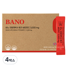 바노 이왕재박사 메가 비타민C 3000mg, 270g, 4박스 상품 이미지