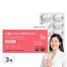 비타민마을 더블유 포뮬라 프로바이오틱스 질 유산균 10.5g, 30정, 3개 상품 이미지