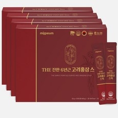 미쁨생활건강 명품 6년근 고려홍삼 찐스틱 + 쇼핑백 15gx30포, 20g, 120개 상세 이미지