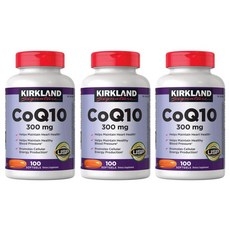 Kirkland Signature Coq10 300 Mg 100 소프트 젤 2 팩, 100정, 3개 상세 이미지