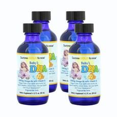 캘리포니아골드뉴트리션 유아영양 오메가3 1050mg DHA 비타민D3 함유 59ml 4팩, 4개 이미지