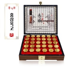 홍가원 홍삼환 홍삼옥고 홍삼 진액 농축액 분말 홍삼정 생지황 백복령 벌꿀 진세노사이드 사포닌 홍삼의효능 선물 세트, 30환, 4세트, 150g 상세 이미지