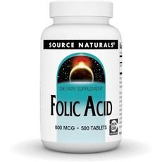 소스 네츄럴 엽산 800mcg 500정, 1개 이미지