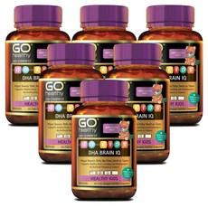고헬씨(Go Healthy) 고헬씨 키즈 DHA 브레인 아이큐 60 캡슐 X 6개, 360캡슐, 1세트, 60정 이미지