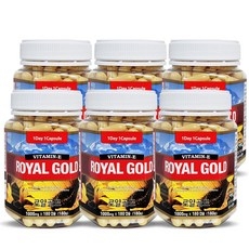 통라이프- 로얄골드 비타민E(뉴질랜드 로얄제리) 6개월분-6병, 6개, 180정 상세 이미지