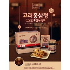 {명품} 고려 홍삼정 골드 6년근 홍삼 진액 농축액 240g 1병 국산홍삼진액100% 진세노사이드17.3mg 당일배송, 3개 상세 이미지