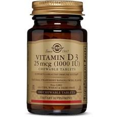 솔가 비타민 D3 1000 IU 츄어블 타블렛, 100개입, 100정, 1개 이미지