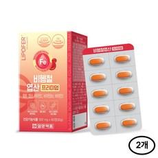 비헴철 엽산프리미엄 철분 철분엽산비타민 60정x2 선물, 2개, 60정 이미지
