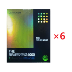 닥터루템 THE 맥주효모 4000 4.5g x 60스틱(2개월분), 6박스, 60회분 상품 이미지