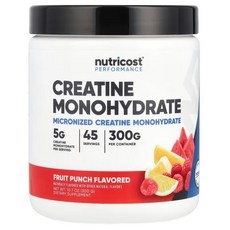 뉴트리코스트 크레아틴 분말 furit pucnh맛, 300g, 1개 상세 이미지