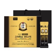 정원삼 구증구포 고려흑삼 365 스틱 + 쇼핑백, 300ml, 1세트 상세 이미지