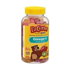 L'il Critters Omega-3 DHA Gummy 120 ea Pack of 2, L'il Critters Omega-3 DHA Gumm 상세 이미지