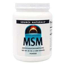 소스 내추럴스 식이유황 MSM 파우더 1000g, 992g, 5개 상품 이미지