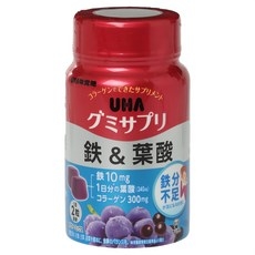 유하미카쿠토 서프리 철 10mg & 엽산 아사이 믹스맛 구미, 1개, 60정 상세 이미지