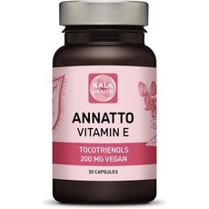 Kala Health Annatto Tocotrienols Vegan Vitamin E Supplements Tocopherol Free Eannatto Capsules witho, 30, 1개, 30정 상세 이미지