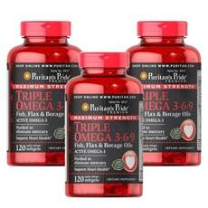 퓨리탄스 프라이드 맥시멈 스트렝스 트리플 오메가369, 3개 이미지