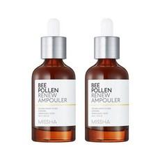 미샤 비폴렌 리뉴 꿀보습앰플 앰풀러 40ml 2개, 단일옵션(행사배송비x)