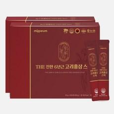미쁨생활건강 명품 6년근 고려홍삼 찐스틱 + 쇼핑백 15gx30포, 20g, 60개