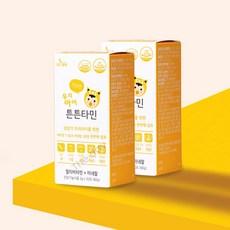 더데이 우리아이 튼튼타민 미네랄 키즈비타민K 유치원 비타민D 면역증진 멀티비타민 망고맛 60일분, 우리아이 건강엔 튼튼타민 x 2박스(60포), 60g, 2개 상품 이미지