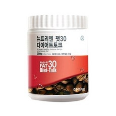 (당일 출고) 뉴트리엔 팻30 다이어트 토크커피 대용량300g 가르시니아 배변 숙변 식이섬유 음료 뱃살, 300g, 1개 상세 이미지